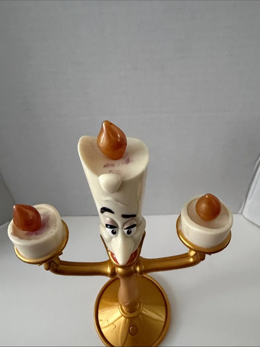 Beauty and the beast Gold Animated Candelabra  - Lumière works